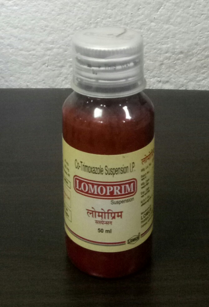 Lomoprim Suspension 50ml Schedule H SULPHAMETHOXAZOLE TRIMETHOPRIM lomoprim-suspension-50ml-schedule-h-sulphamethoxazole-trimethoprim